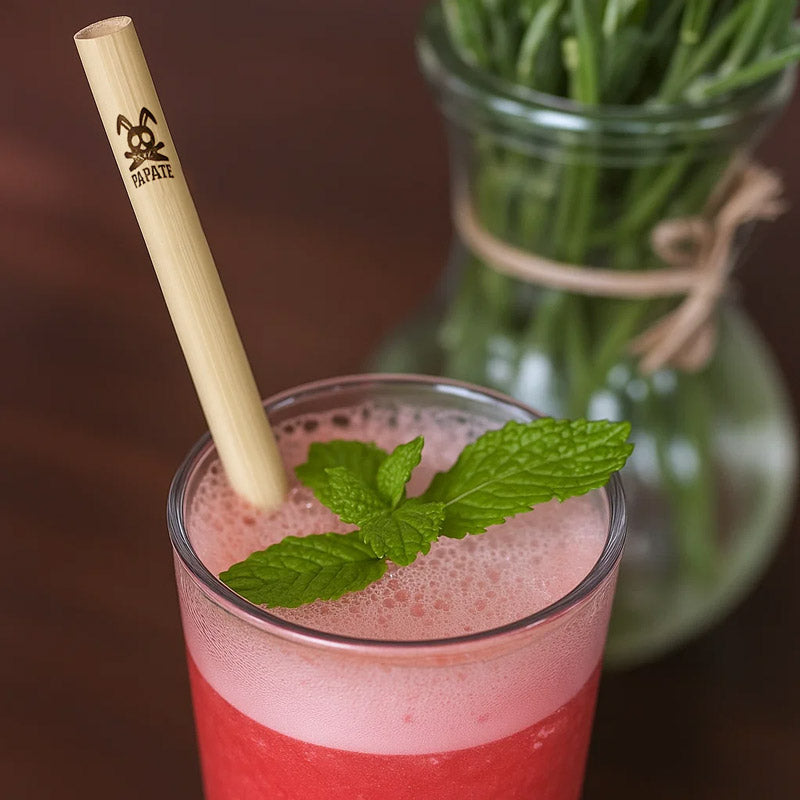 Pailles en bambou francais papate