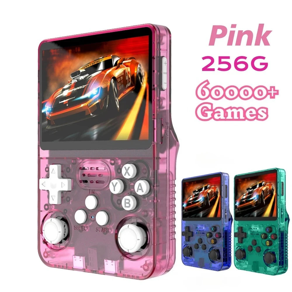 BOYHOM 256G/128G/64G R36S ARKOS 2.0 Console de jeu Portable rétro écran IPS 3.5 pouces, lecteur de jeu de poche Portable pour enfants cadeau - LA MAISON DES KDOS
