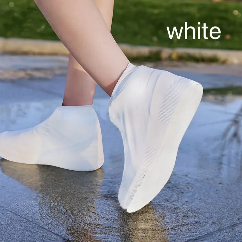 1 paire de couvre-chaussures imperméables, haute élasticité, unisexe, bottes de pluie pour Sport de plein air, protecteurs de bottes réutilisables, équipement de cyclisme - LA MAISON DES KDOS