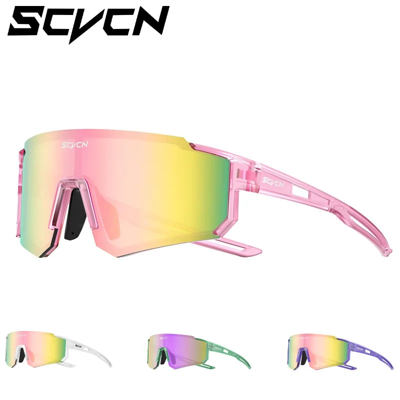 SCVCN femmes sport lunettes de soleil rose mode cyclisme lunettes pour hommes rue nuances conduite UV400 vélo vélo randonnée Golf Baseball - LA MAISON DES KDOS
