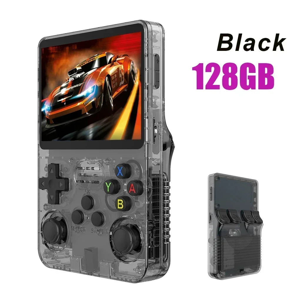 BOYHOM 256G/128G/64G R36S ARKOS 2.0 Console de jeu Portable rétro écran IPS 3.5 pouces, lecteur de jeu de poche Portable pour enfants cadeau - LA MAISON DES KDOS