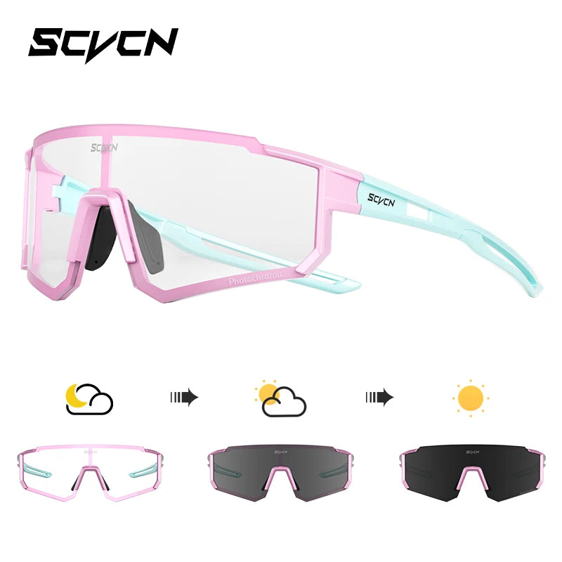SCVCN femmes sport lunettes de soleil rose mode cyclisme lunettes pour hommes rue nuances conduite UV400 vélo vélo randonnée Golf Baseball - LA MAISON DES KDOS