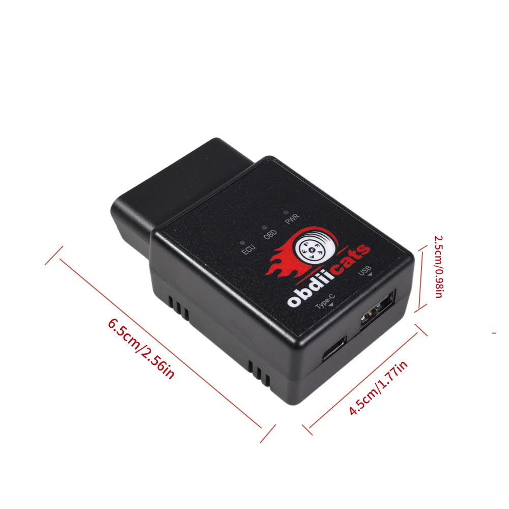 SXT-obdiicats OBD 2 en 1 avec chargeur rapide pour voitures Benzine et Diesel, augmente la puissance améliorée de HK-V3, boîte de réglage des puces d'économie de carburant - LA MAISON DES KDOS