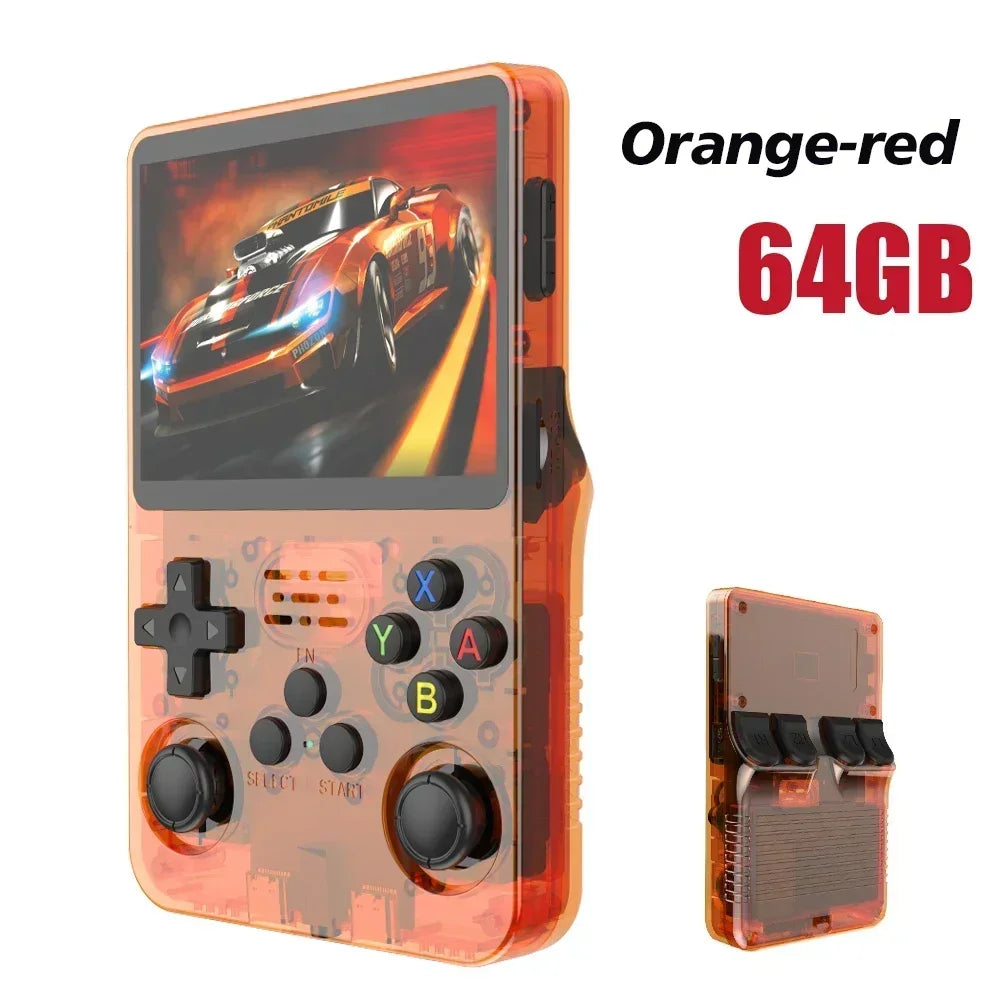 BOYHOM 256G/128G/64G R36S ARKOS 2.0 Console de jeu Portable rétro écran IPS 3.5 pouces, lecteur de jeu de poche Portable pour enfants cadeau - LA MAISON DES KDOS