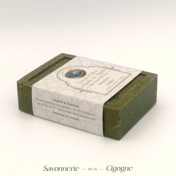 Savon d'Alep ornementé à l'huile de nigelle 100g-1