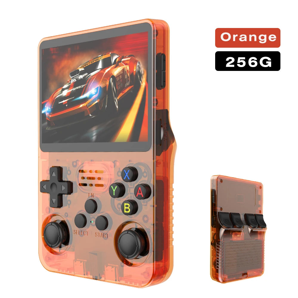BOYHOM 256G/128G/64G R36S ARKOS 2.0 Console de jeu Portable rétro écran IPS 3.5 pouces, lecteur de jeu de poche Portable pour enfants cadeau - LA MAISON DES KDOS