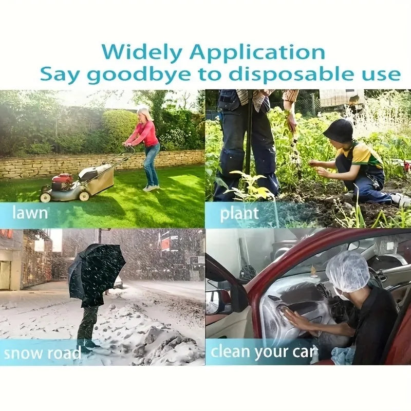 1 paire de couvre-chaussures imperméables, haute élasticité, unisexe, bottes de pluie pour Sport de plein air, protecteurs de bottes réutilisables, équipement de cyclisme - LA MAISON DES KDOS