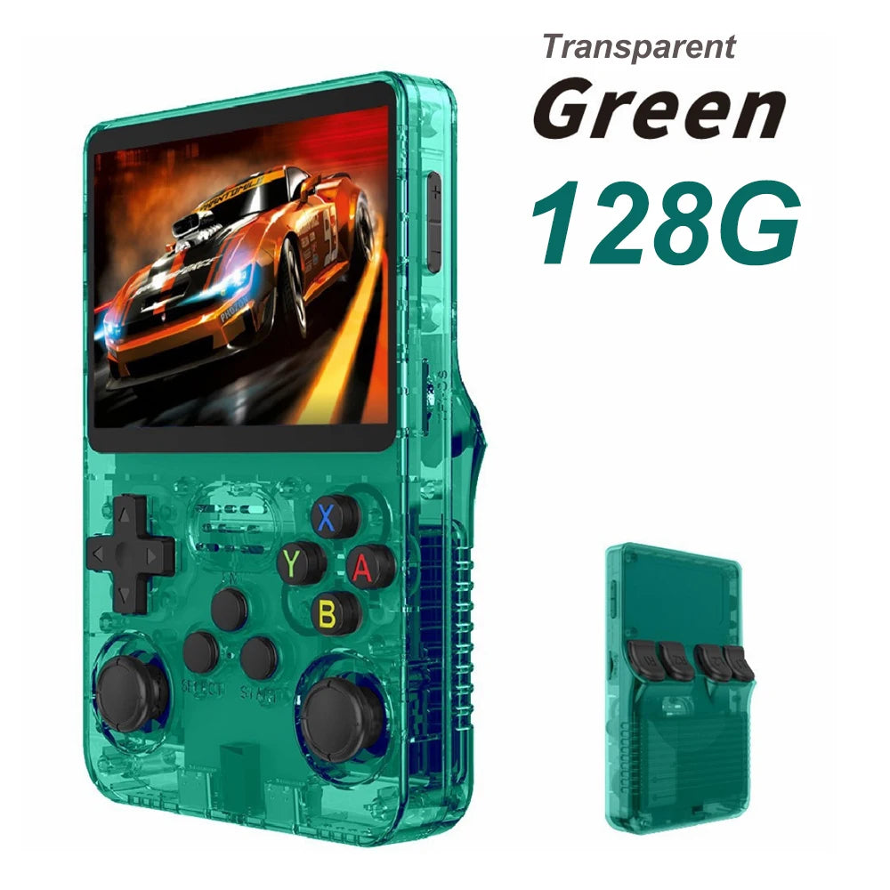 BOYHOM 256G/128G/64G R36S ARKOS 2.0 Console de jeu Portable rétro écran IPS 3.5 pouces, lecteur de jeu de poche Portable pour enfants cadeau - LA MAISON DES KDOS