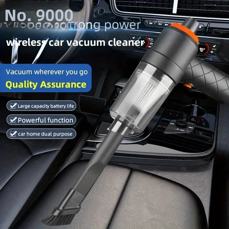 Mini aspirateur de voiture sans fil, Portable, relevable, intégré, appareil de nettoyage deux en un pour voiture domestique - LA MAISON DES KDOS