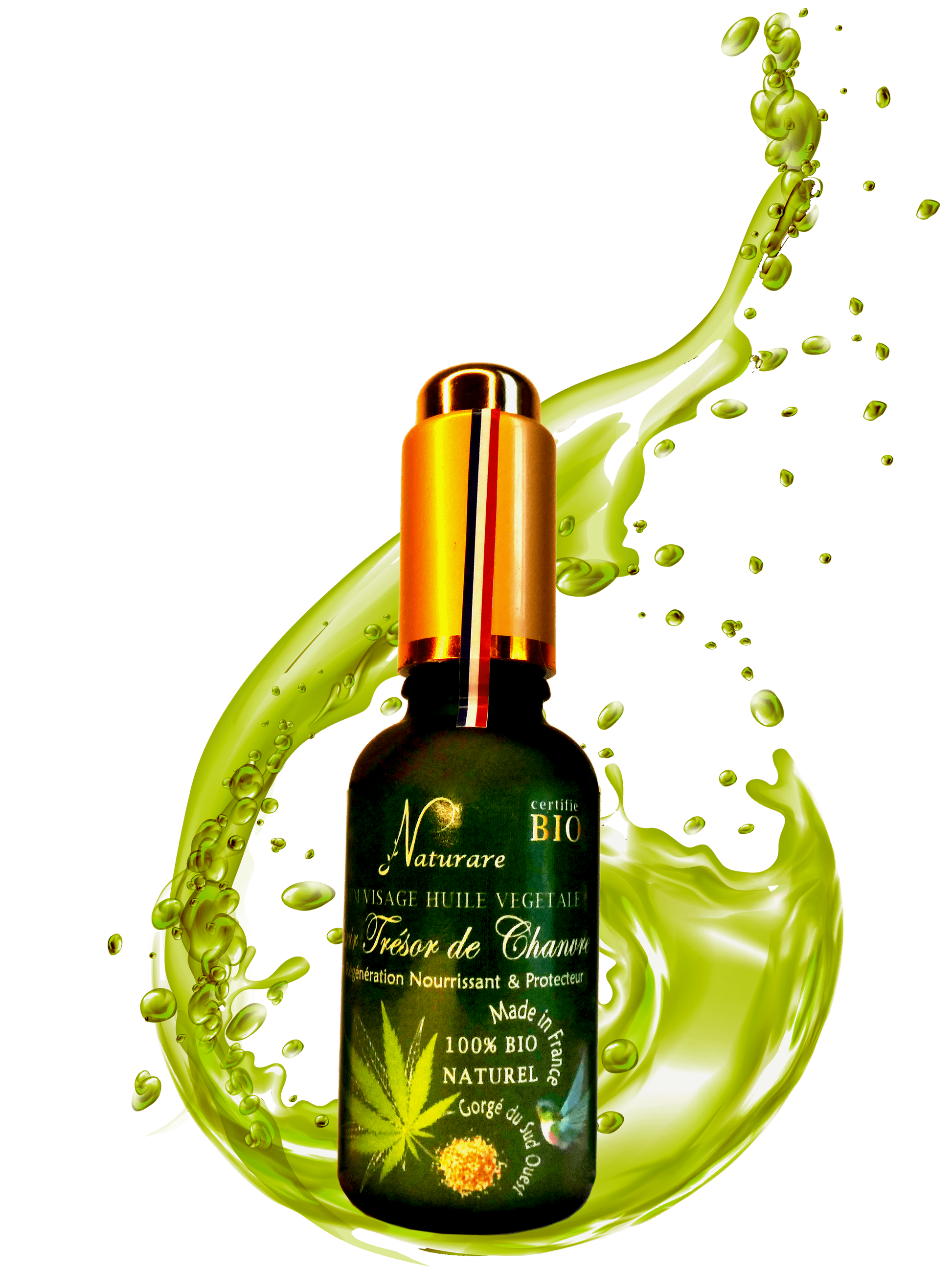 PRO - ELIXIR TRESOR DE CHANVRE BIO - Vegetable Oil Serum, Food Supplements-0